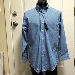 berkley jensen mens M  15-15.5 32/33  button shirt